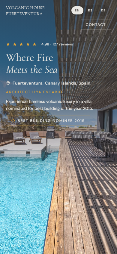 VOLCANIC HOUSE FUERTEVENTURA |mobile screenshot